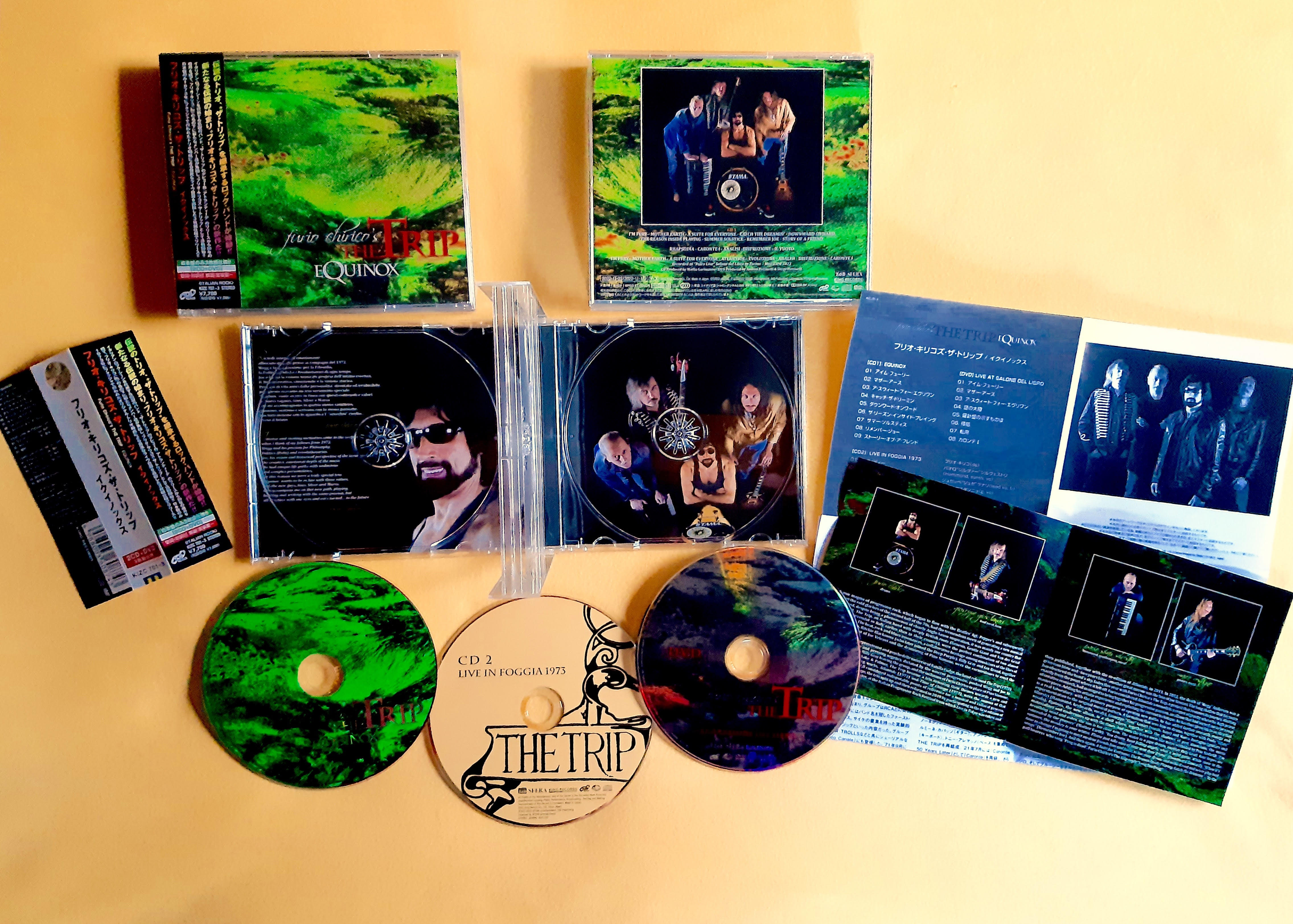 FURIO CHIRICO’S THE TRIP - Equinox 2Cd +DVD (Jap ed.)